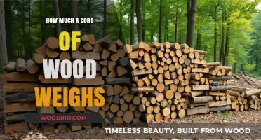 Exploring the Weight of a Cord of Wood: Facts and Figures