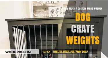 Crafting Canine Comfort: The Weight of a Bespoke Wooden Dog Crate