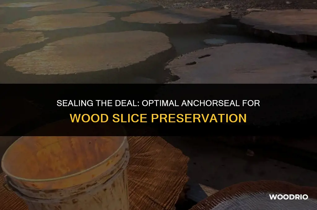 how much anchorseal filor wood slices