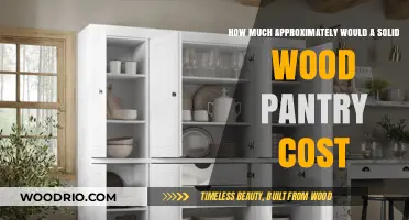 Estimating the Cost of a Solid Wood Pantry: A Comprehensive Guide
