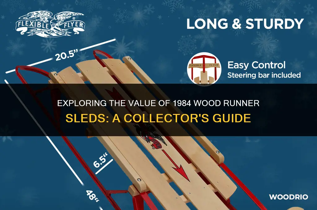 how much are 1984 wood runner sleds worth