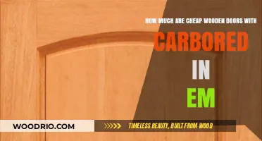 Budget-Friendly Options: Wooden Doors with Carved Details