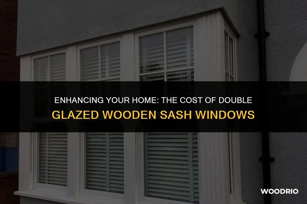 how much are double glazed wooden sash windows