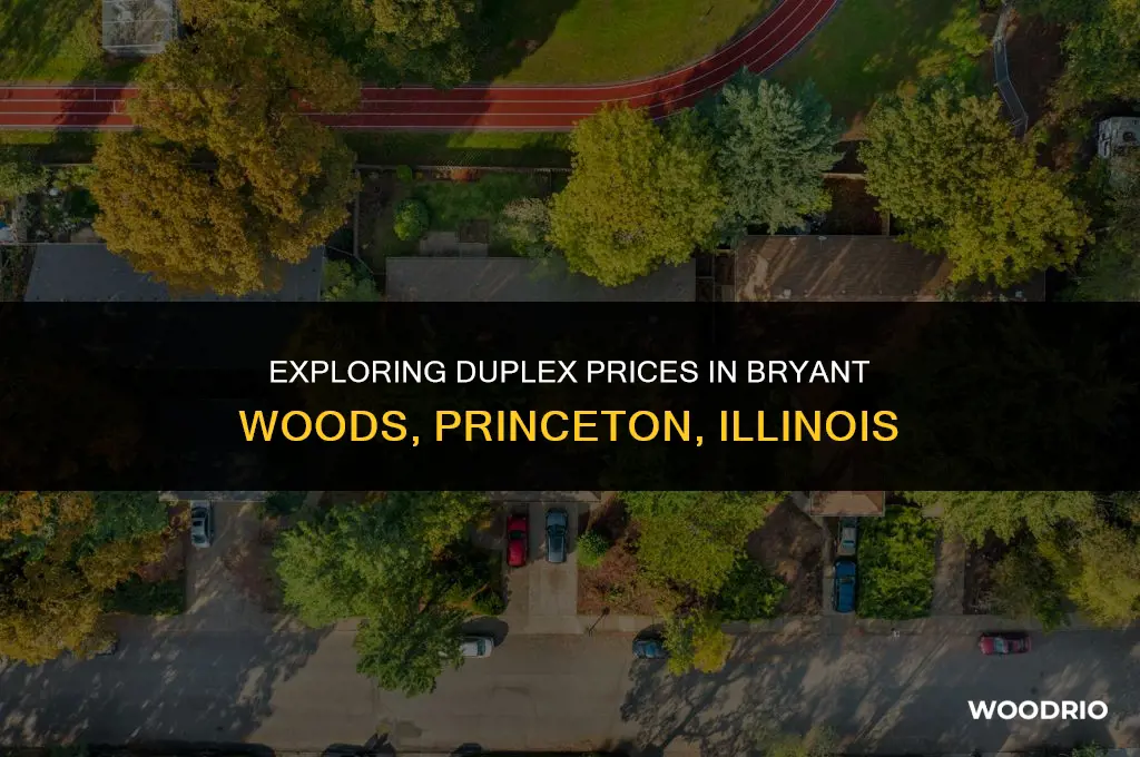 how much are duplexes in bryant woods in princeton illinois