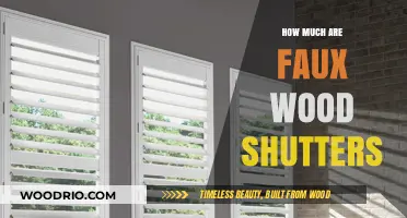Exploring the Cost of Faux Wood Shutters: A Budget-Friendly Option