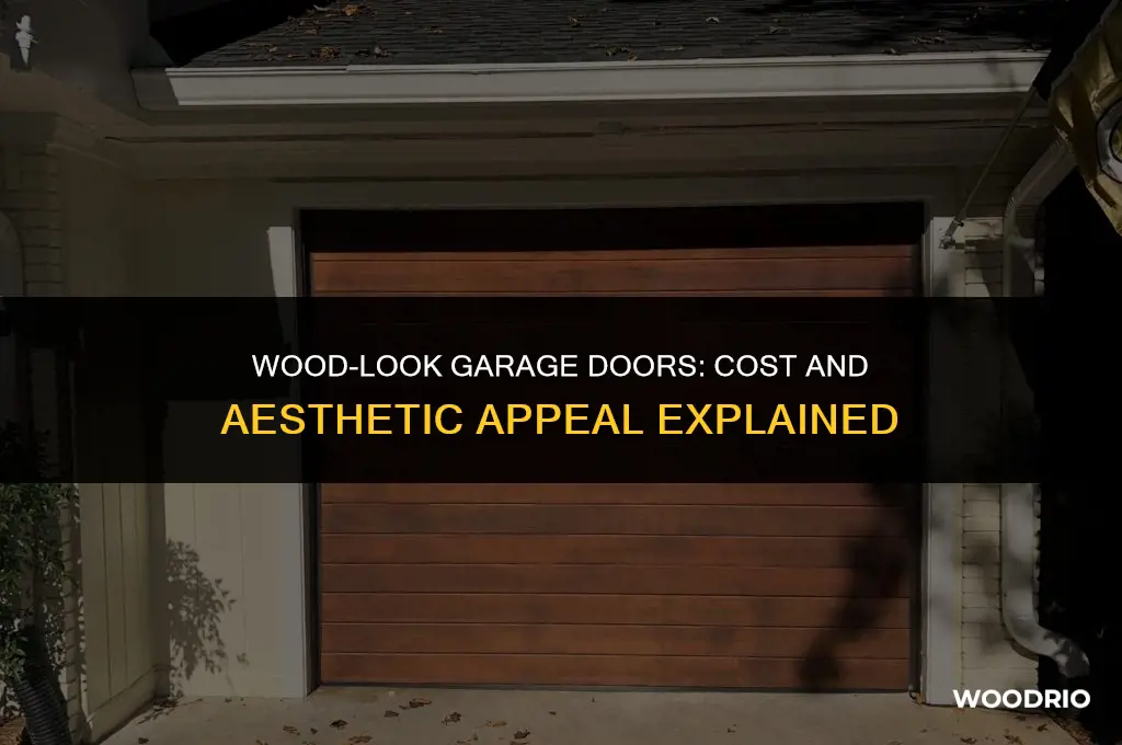 how much are garage doors that look like wood
