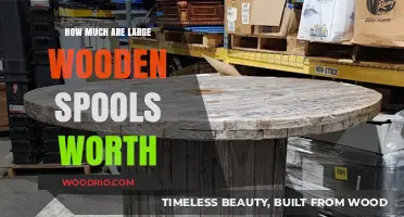 Unraveling the Value: A Guide to Large Wooden Spools' Worth