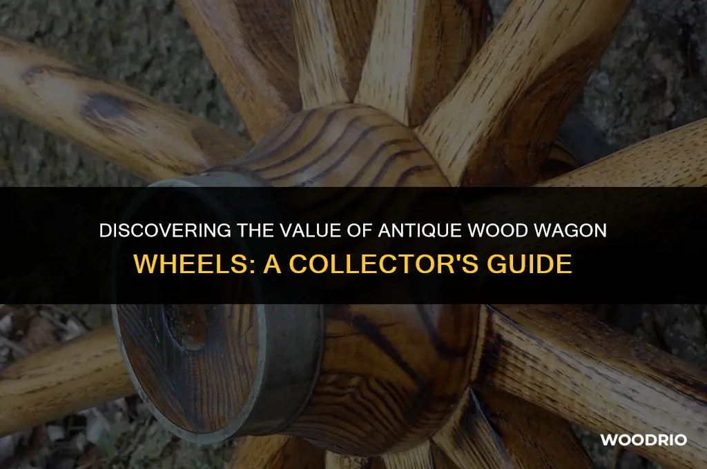 how much are old wood wagon wheels worth