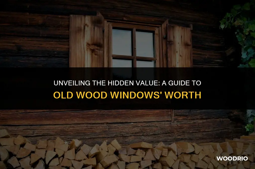 how much are old wood windows worth