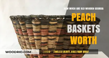 Valuing Vintage: The Worth of Old Wooden Georgia Peach Baskets
