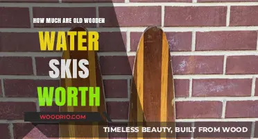Vintage Wooden Water Skis: A Dive into Their Value and History