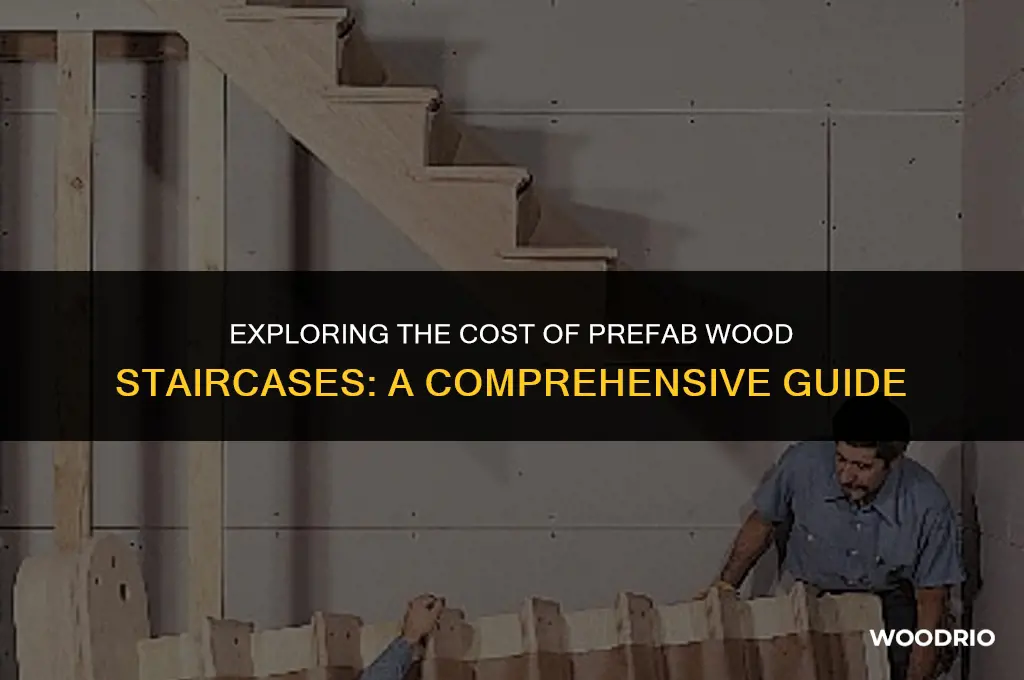 how much are prefab wood staircases