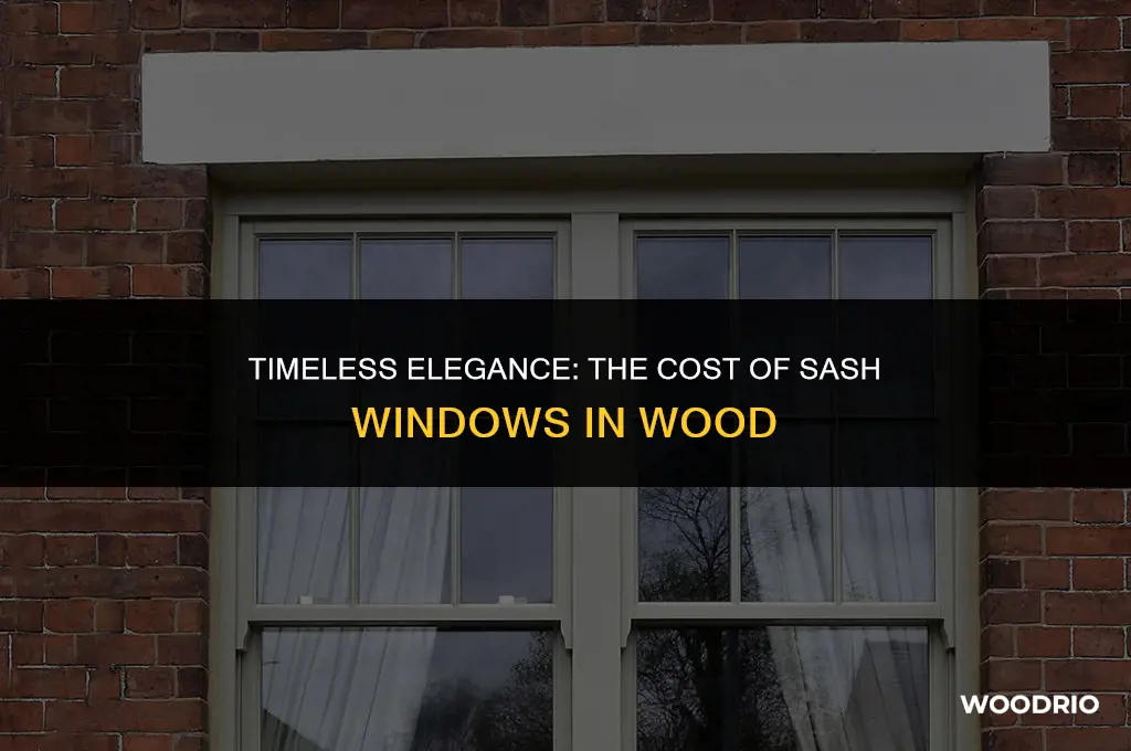 how much are sash windows wooden