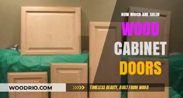 Exploring the Cost of Solid Wood Cabinet Doors: A Comprehensive Guide