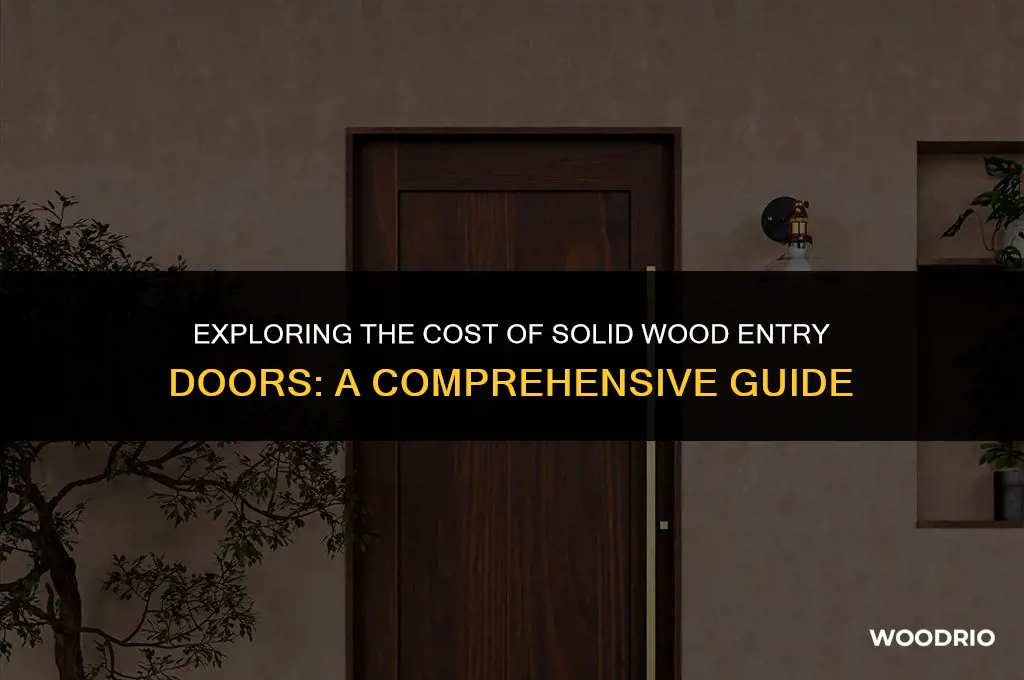 how much are solid wood entry doors