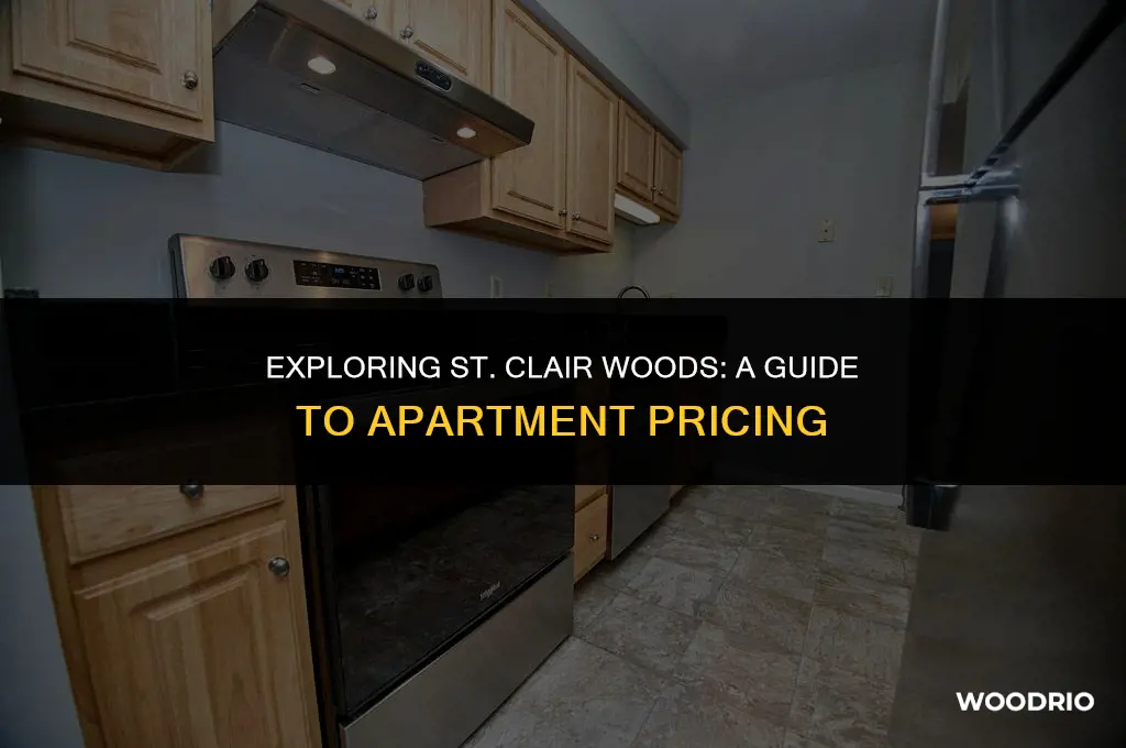 how much are st clair woods apartmetns