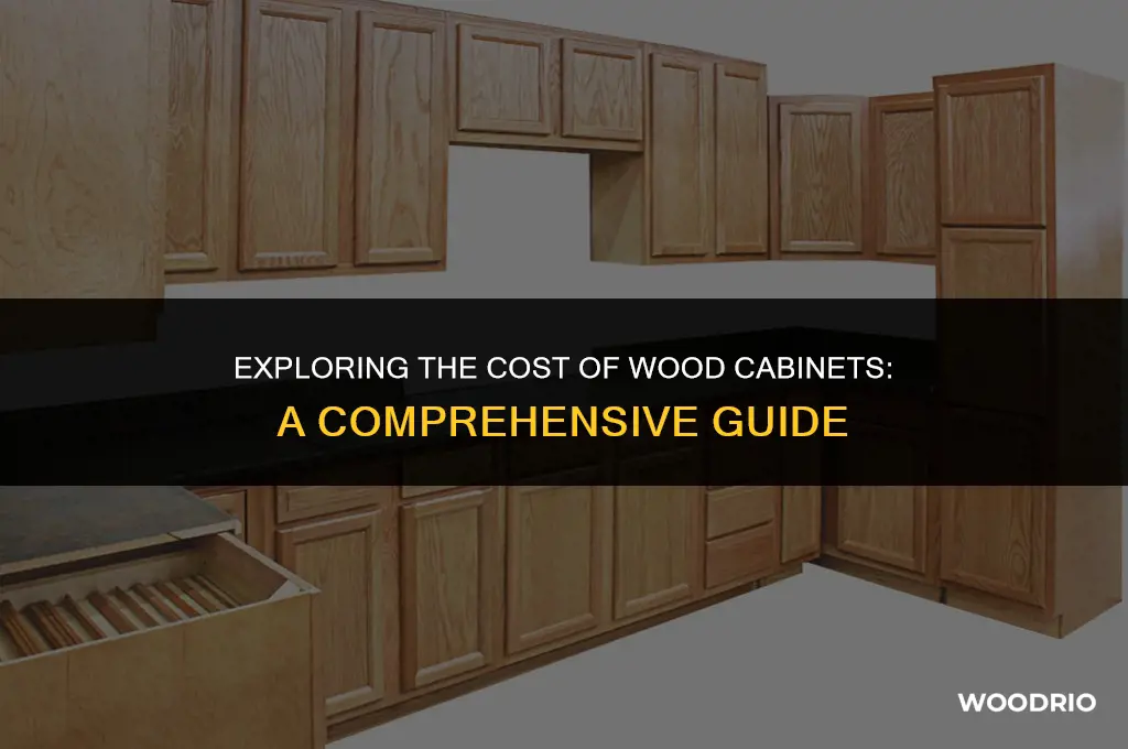 how much are wood cabinets