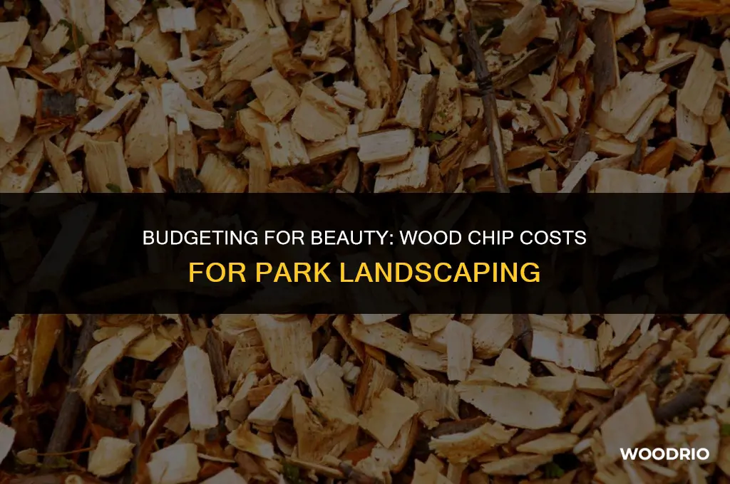 how much are wood chips for a park