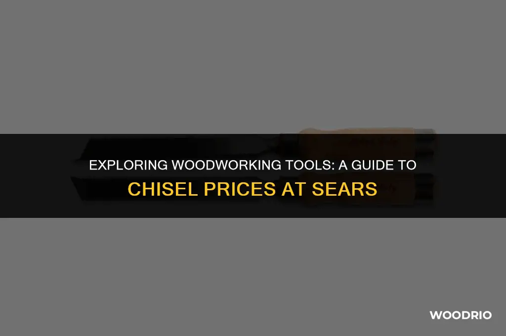 how much are wood chissels at sears
