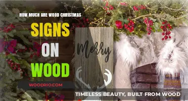 Handcrafted Wooden Christmas Signs: A Festive Touch for Your Holiday Decor