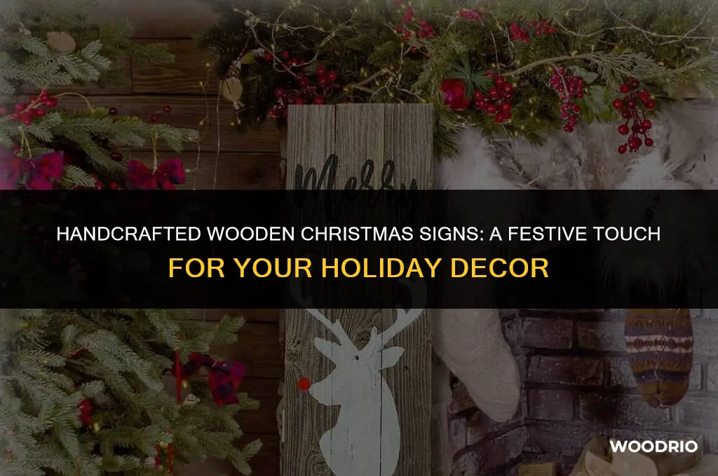 how much are wood christmas signs on wood