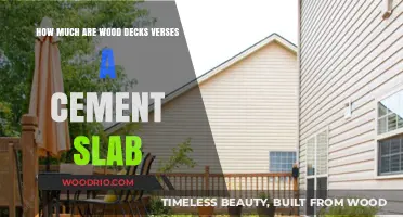 Comparing Costs: Wood Decks vs. Cement Slabs for Your Outdoor Space