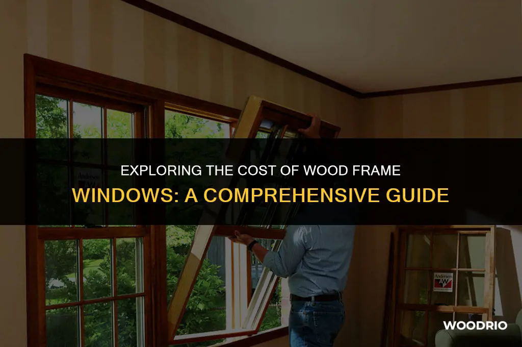 how much are wood frame windows