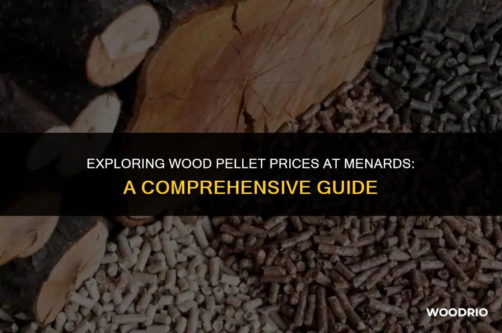 how much are wood pellets at menards