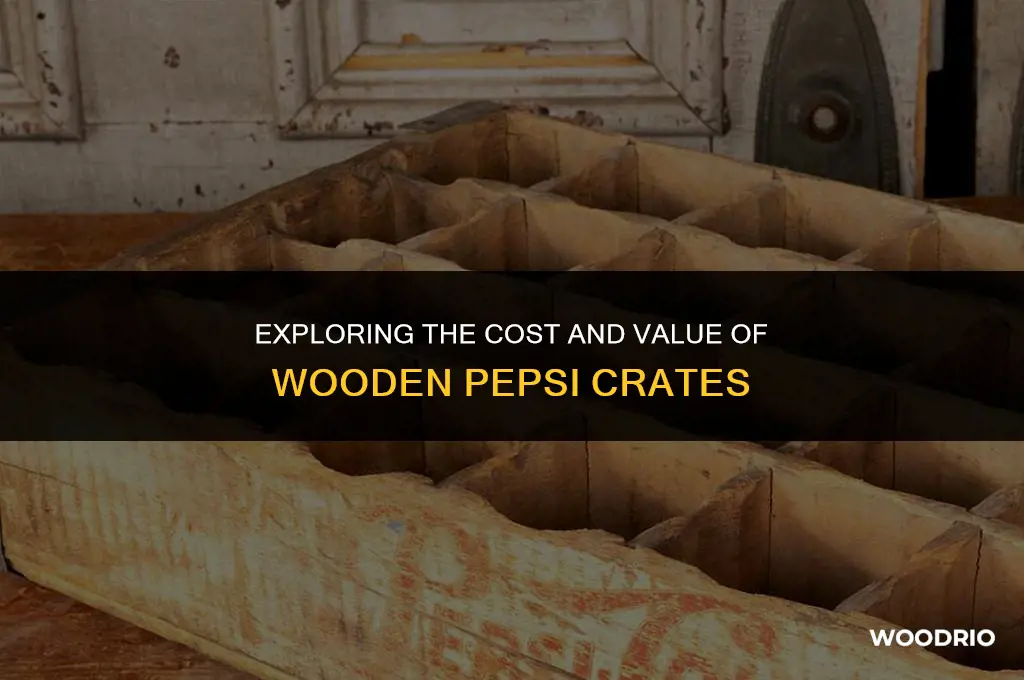 how much are wood pepsi crates