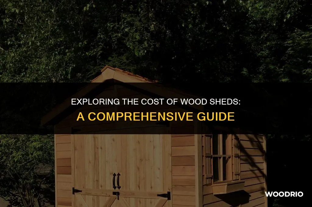 how much are wood sheds