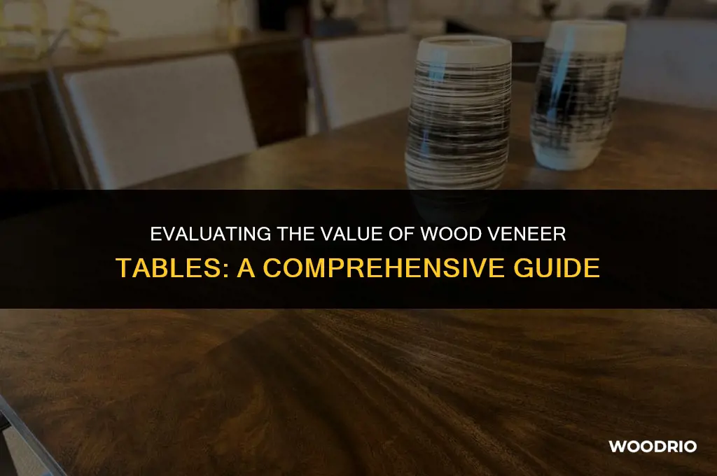 how much are wood shinedend tables worth