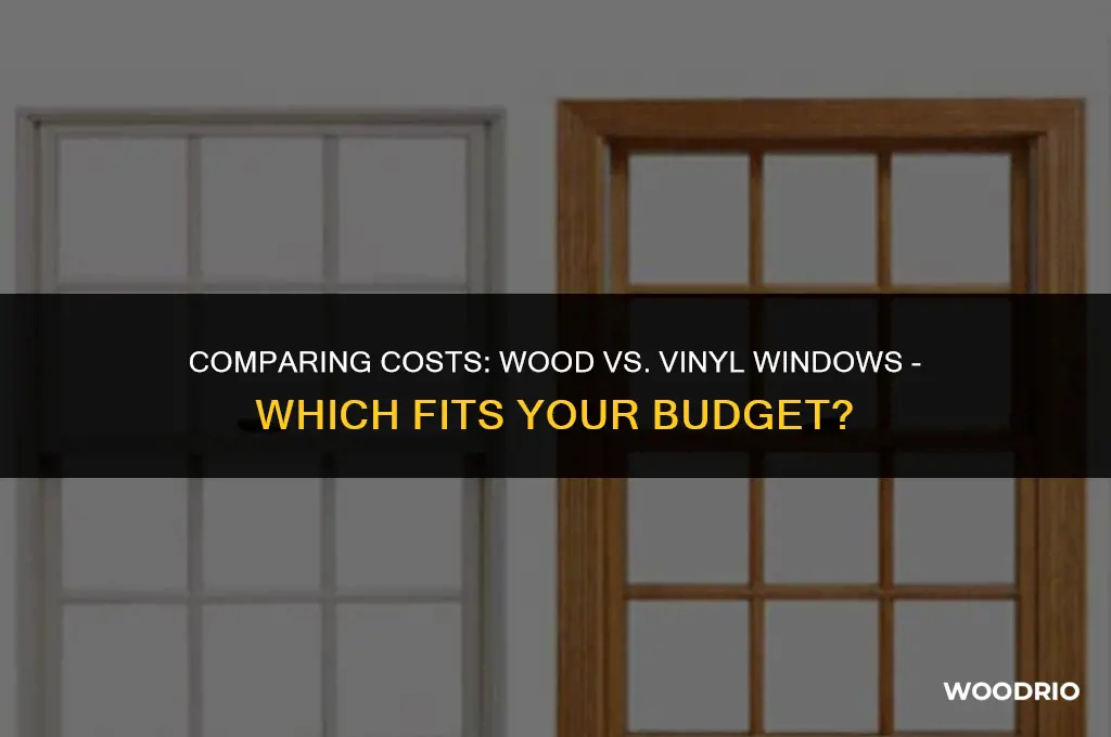 how much are wood windows compared to vinyl windows