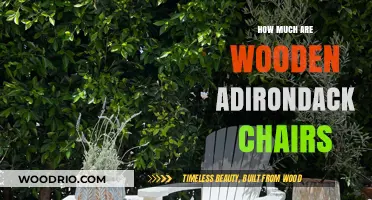 Crafting Comfort: The Cost of Classic Wooden Adirondack Chairs