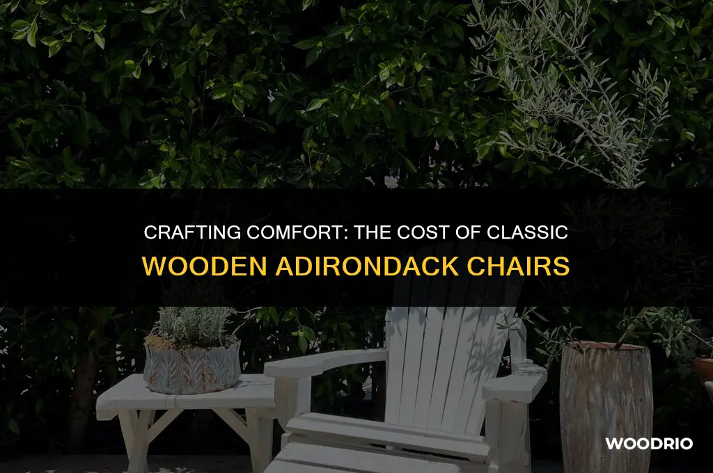 how much are wooden adirondack chairs