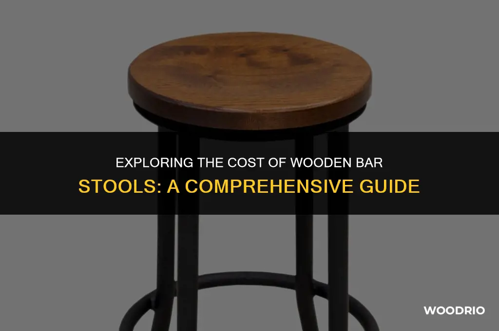 how much are wooden bar stools