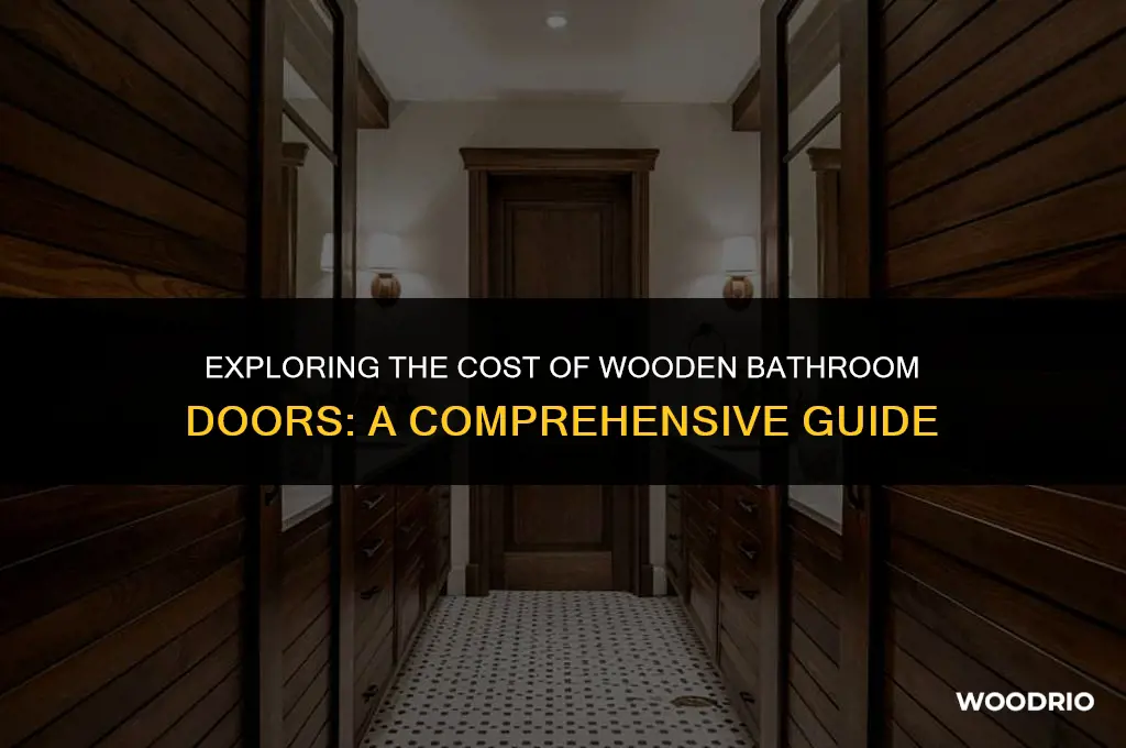 how much are wooden bathroom doors