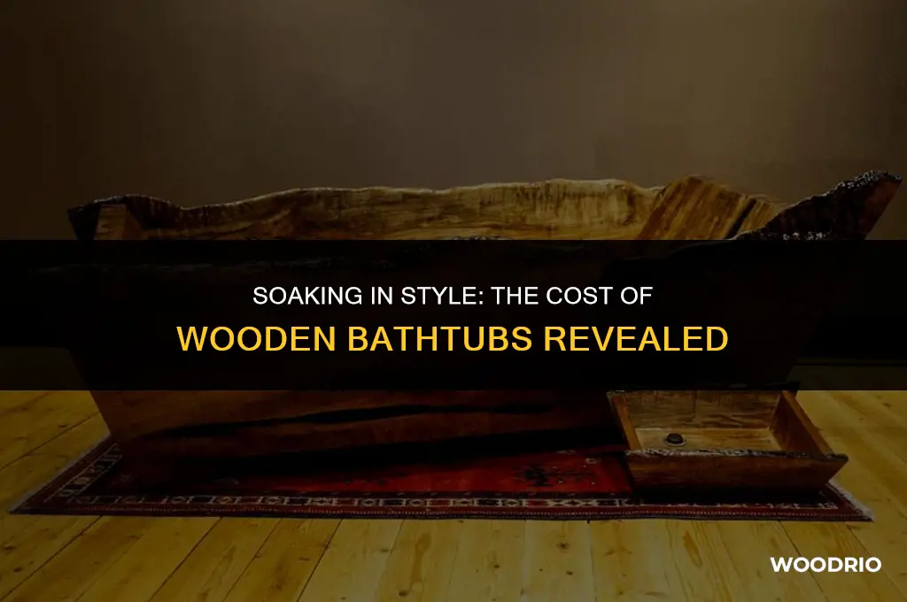 how much are wooden bathtubs
