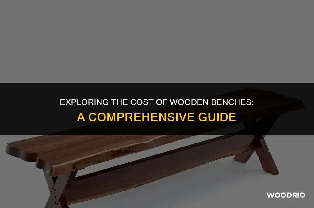 how much are wooden benches