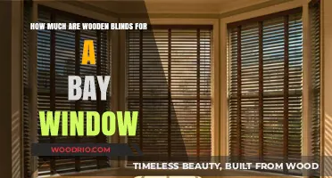 Bay Window Elegance: The Cost of Wooden Blinds Revealed
