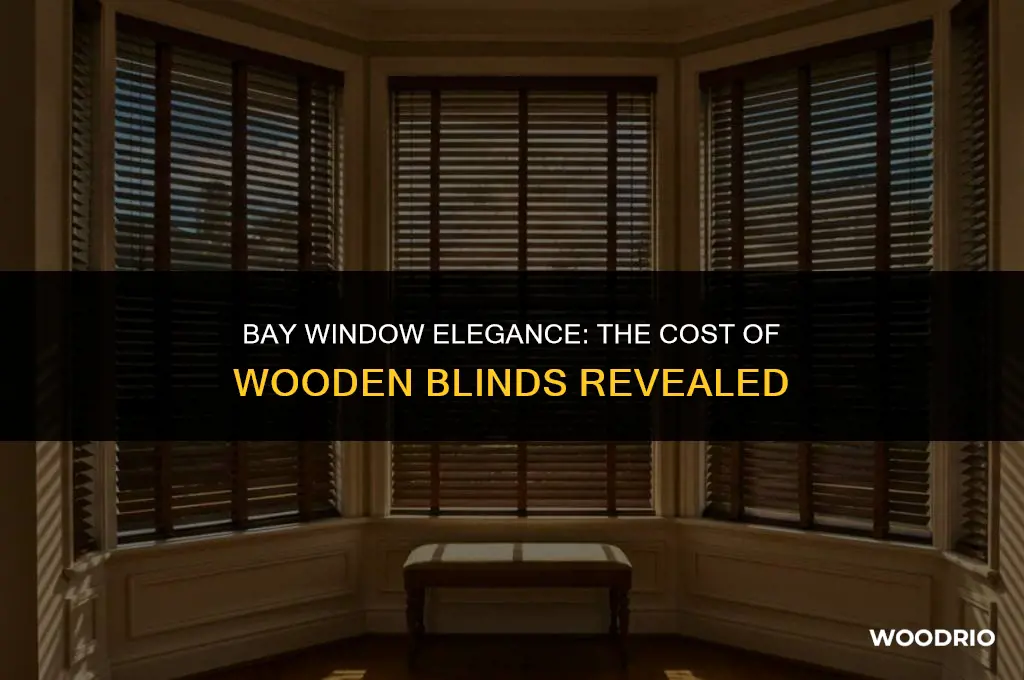 how much are wooden blinds for a bay window