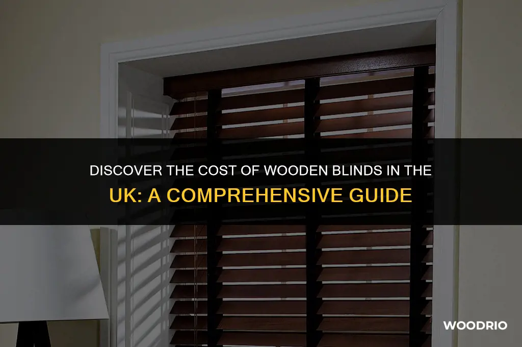 how much are wooden blinds uk