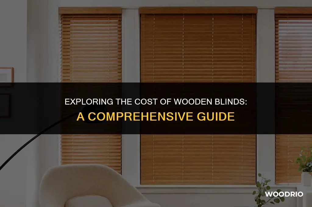 how much are wooden blinds