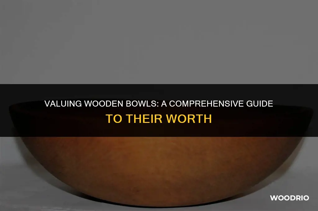how much are wooden bowls worth
