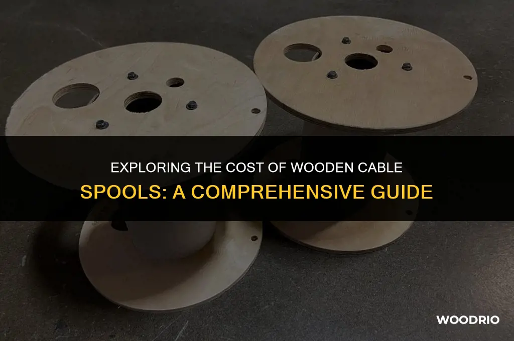 how much are wooden cable spool