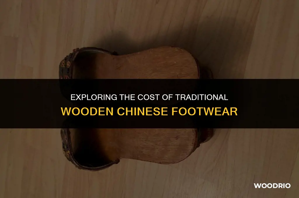 how much are wooden chinese shoes