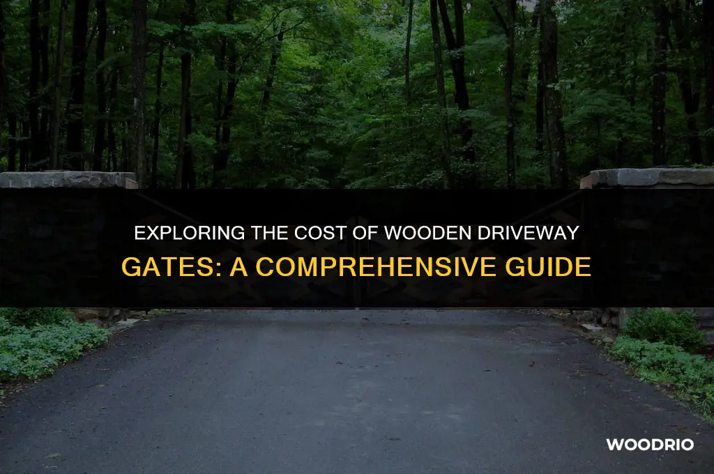 how much are wooden driveway gates