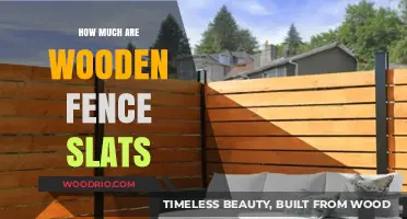 Pricing Guide: Wooden Fence Slats Cost Breakdown and Factors