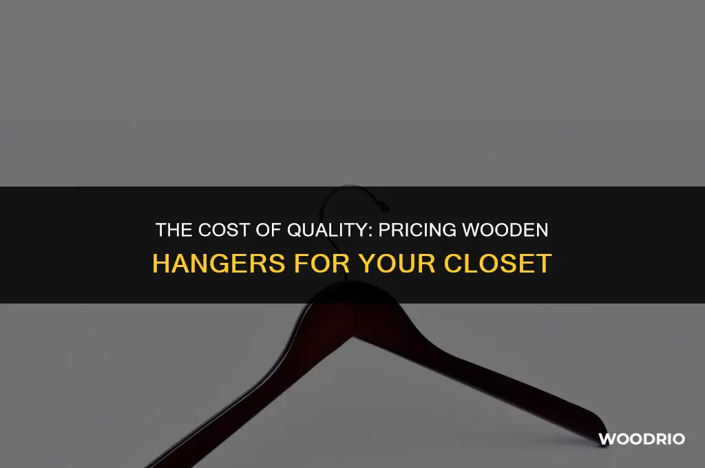 how much are wooden hangers