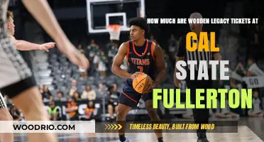 Exploring the Cost of Wooden Legacy Tickets at Cal State Fullerton