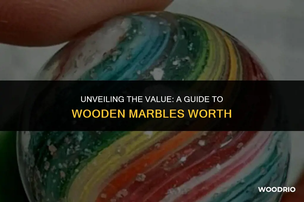 how much are wooden marbles worth
